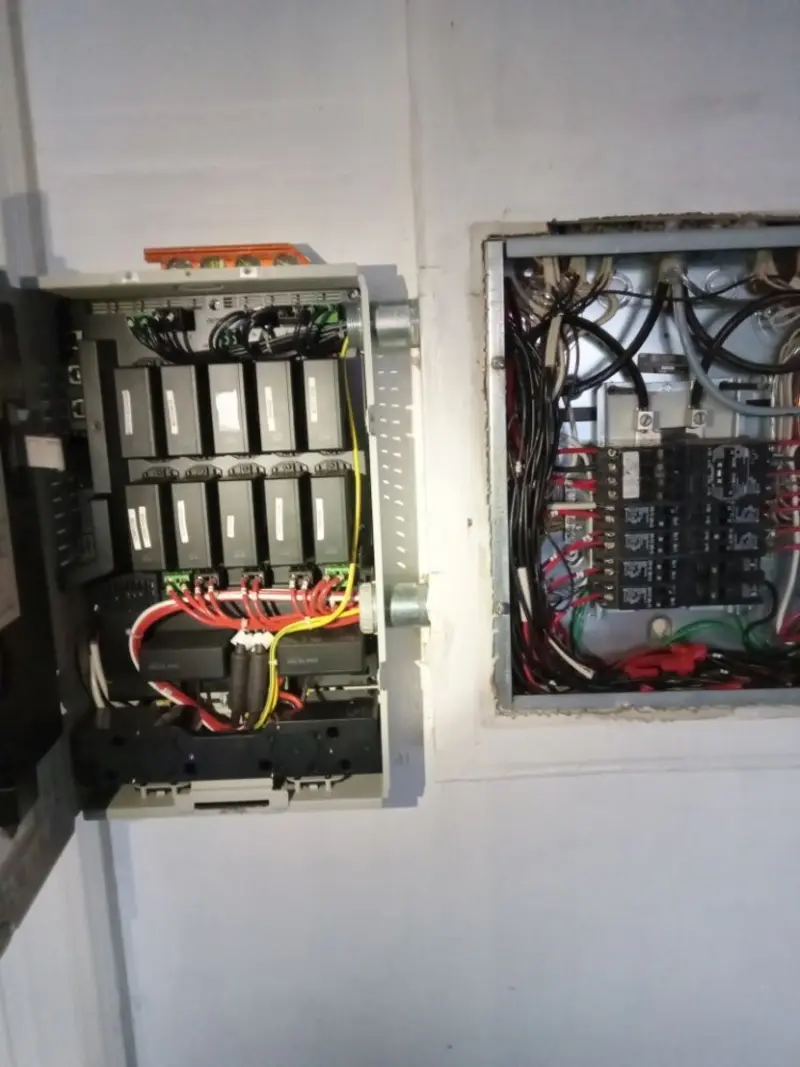 Electrical panel upgrade completed for Security Camera Wiring in Catskill
